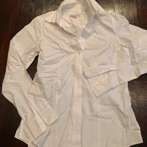 Foxcroft fitted white blouse